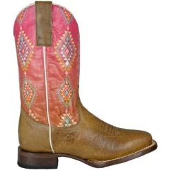 Roper Youth Girls' Aztec Shaft Cowgirl Boots -Western Cowboy Equipment Store KAR 91199991141 3