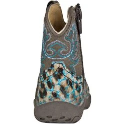 Roper Baby Girls' Glitter Leopard Cowgirl Boots -Western Cowboy Equipment Store KAR 91619012562 2