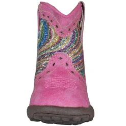 Roper Baby Girls' Swirly Glitter Shaft Cowgirl Boots -Western Cowboy Equipment Store KAR 91619012758 4