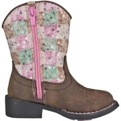 Roper Toddler Girls' Floral Shine Cowgirl Boots -Western Cowboy Equipment Store KAR 91712262046 1