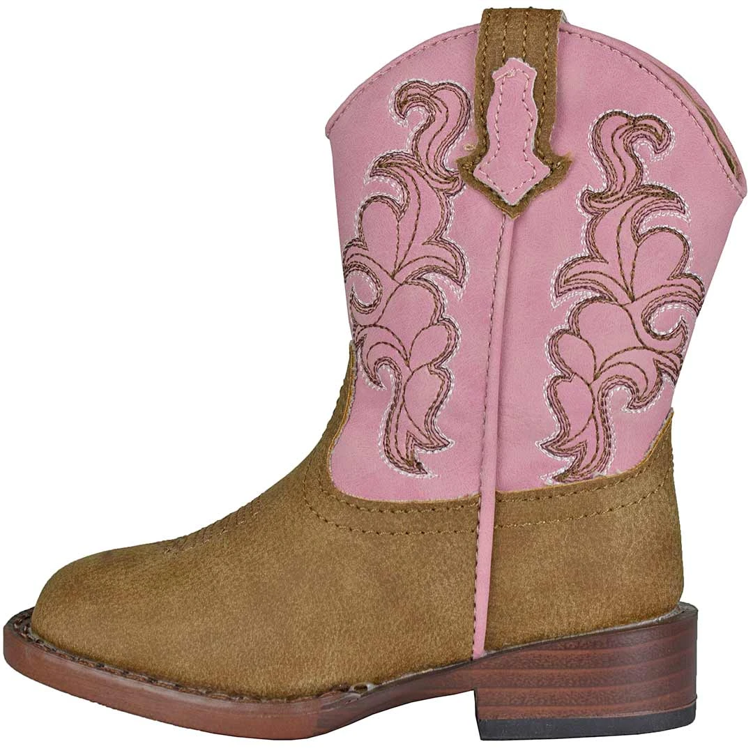 Roper Toddler Girls' Pink Shaft Cowgirl Boots 2 Roper Toddler Girls' Pink Shaft Cowgirl Boots - Image 2