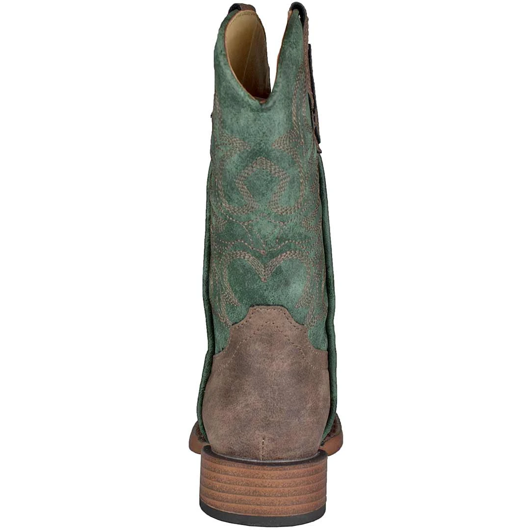 Roper Boys' Cross Cut Square Toe Cowboy Boots 5 Roper Boys' Cross Cut Square Toe Cowboy Boots - Image 5