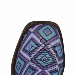 Roper Girls' Glitter Diamonds Square Toe Cowgirl Boots -Western Cowboy Equipment Store KAR 91819011523 4