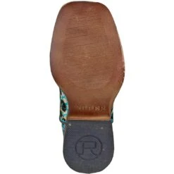 Roper Girls' Glitter Leopard Square Toe Cowgirl Boots -Western Cowboy Equipment Store KAR 91819012562 5