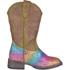 Roper Girls' Glitter Rainbow Cowgirl Boots -Western Cowboy Equipment Store KAR 91819032141 1