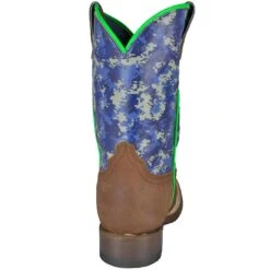 Roper Boys' Pixel Print Shaft Cowboy Boots -Western Cowboy Equipment Store KAR 91899910021 2