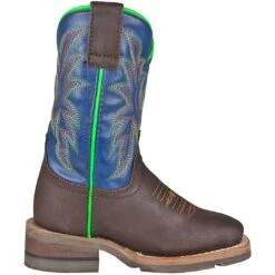 Roper Boys' Green Piping Cowboy Boots -Western Cowboy Equipment Store KAR 9189991075 1