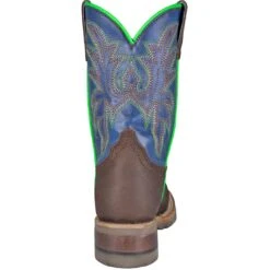 Roper Boys' Green Piping Cowboy Boots -Western Cowboy Equipment Store KAR 9189991075 2