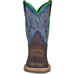 Roper Boys' Green Piping Cowboy Boots -Western Cowboy Equipment Store KAR 9189991075 3