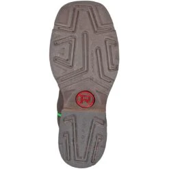 Roper Boys' Green Piping Cowboy Boots -Western Cowboy Equipment Store KAR 9189991075 5