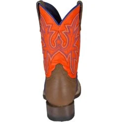 Roper Kids' Orange Shaft Cowboy Boots -Western Cowboy Equipment Store KAR 9189991117 2