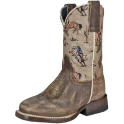 Roper Kids' Buckin' Shaft Cowboy Boots