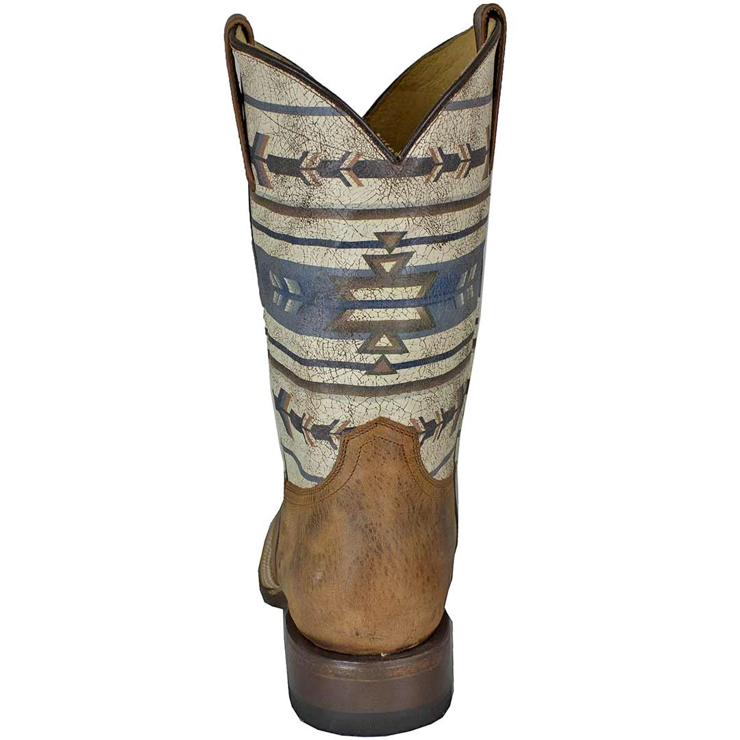 Roper Men's Aztec Shaft Cowboy Boots 5 Roper Men's Aztec Shaft Cowboy Boots - Image 5