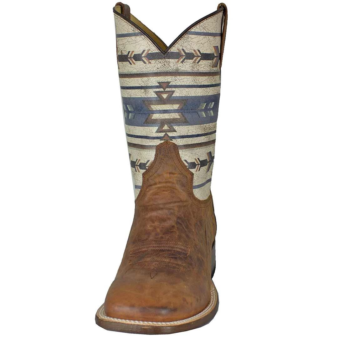 Roper Men's Aztec Shaft Cowboy Boots 4 Roper Men's Aztec Shaft Cowboy Boots - Image 4