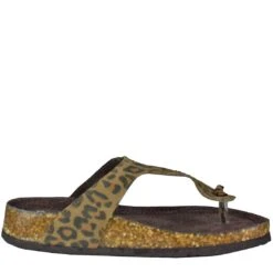 Roper Women's Leopard Print Thong Sandals -Western Cowboy Equipment Store KAR 9216072880 3