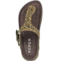 Roper Women's Leopard Print Thong Sandals -Western Cowboy Equipment Store KAR 9216072880 6