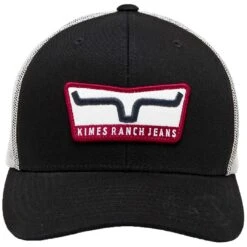 Kimes Ranch Men's Extra Crunchy Snap Back Cap -Western Cowboy Equipment Store KIM Extra Crunchy Black 2