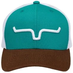 Kimes Ranch Men's Weekly Trucker Snap Back Cap -Western Cowboy Equipment Store KIM seasonal weekly teal caps 2