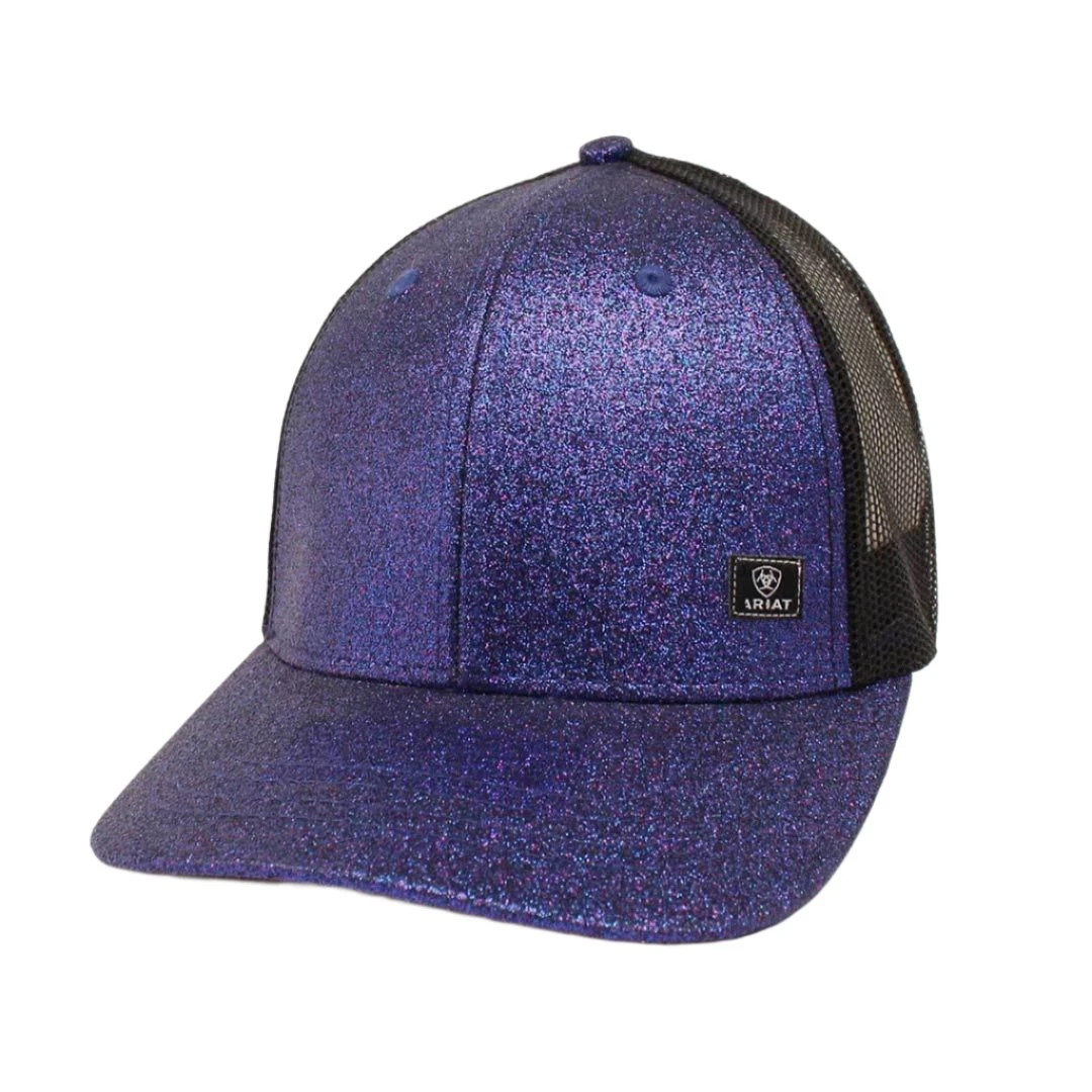 Ariat Women's Sparkly Mesh Back Bun Cap 1 Ariat Women's Sparkly Mesh Back Bun Cap
