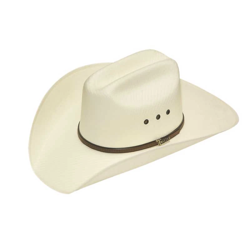 Twister Cattleman Shantung Straw Cowboy Hat 1 Twister Cattleman Shantung Straw Cowboy Hat