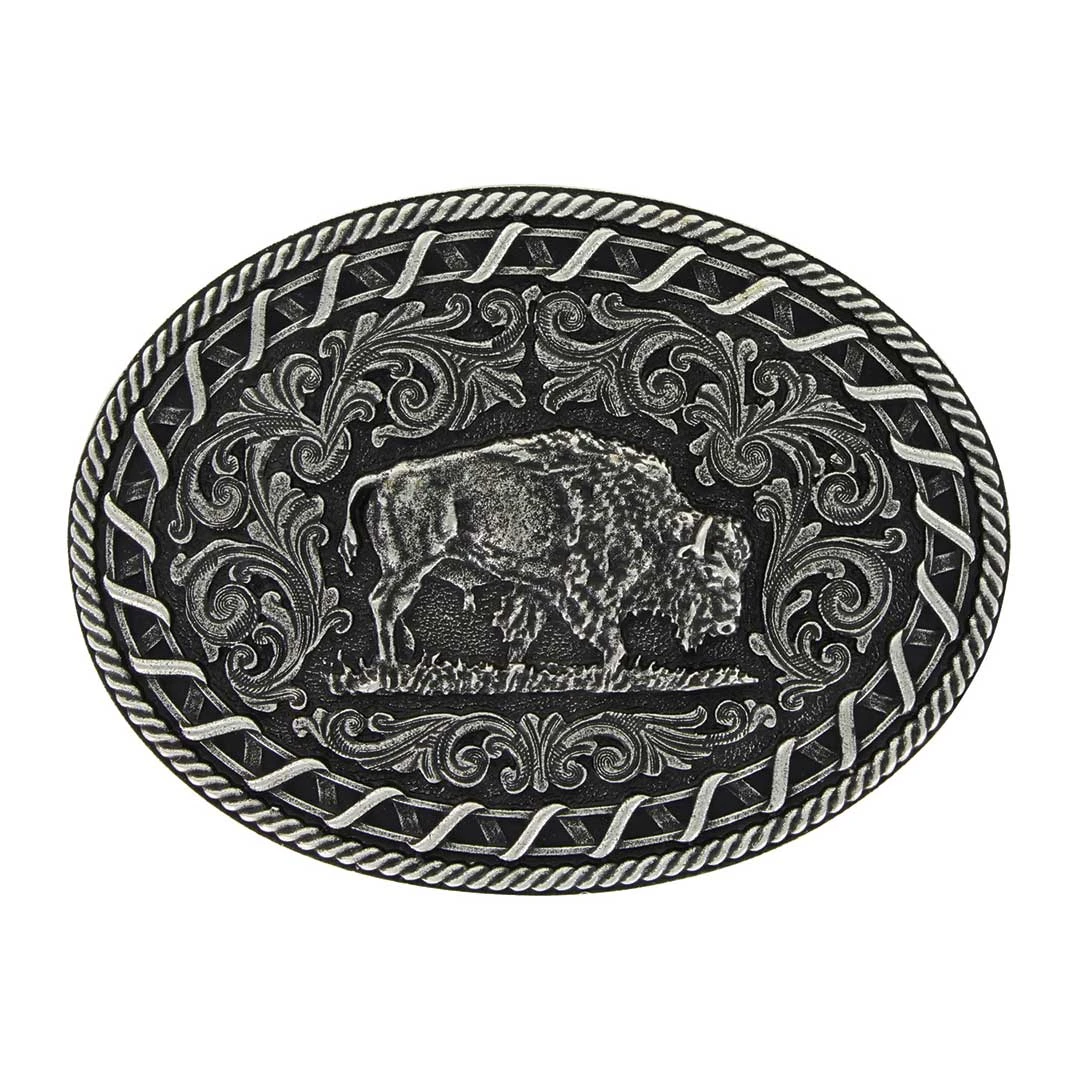 Montana Silversmiths Antiqued Oval Attitude Buckle 1 Montana Silversmiths Antiqued Oval Attitude Buckle