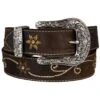 Nocona Women's Floral Embroidered Belt