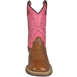 Old West Girls' Square Toe Cowgirl Boots -Western Cowboy Equipment Store OLD BSC1839 3
