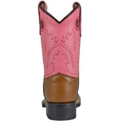 Old West Toddler Girls' Square Toe Cowgirl Boots -Western Cowboy Equipment Store OLD BSI1839 2
