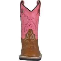 Old West Toddler Girls' Square Toe Cowgirl Boots -Western Cowboy Equipment Store OLD BSI1839 3