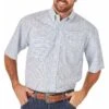 Wrangler Men's George Strait Short Sleeve Button Down Shirt