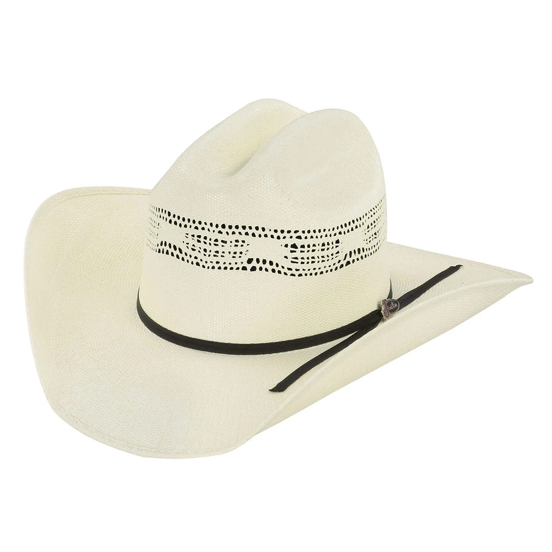 Justin 10X Vented Bangora Straw Cowboy Hat 1 Justin 10X Vented Bangora Straw Cowboy Hat