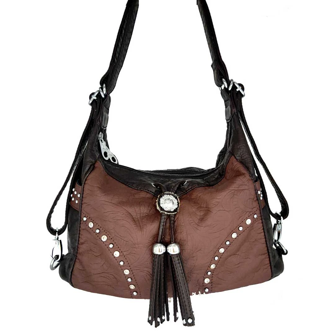 Unique West Women's 2 Tone Convertible Bag 2 Unique West Women's 2 Tone Convertible Bag - Image 2
