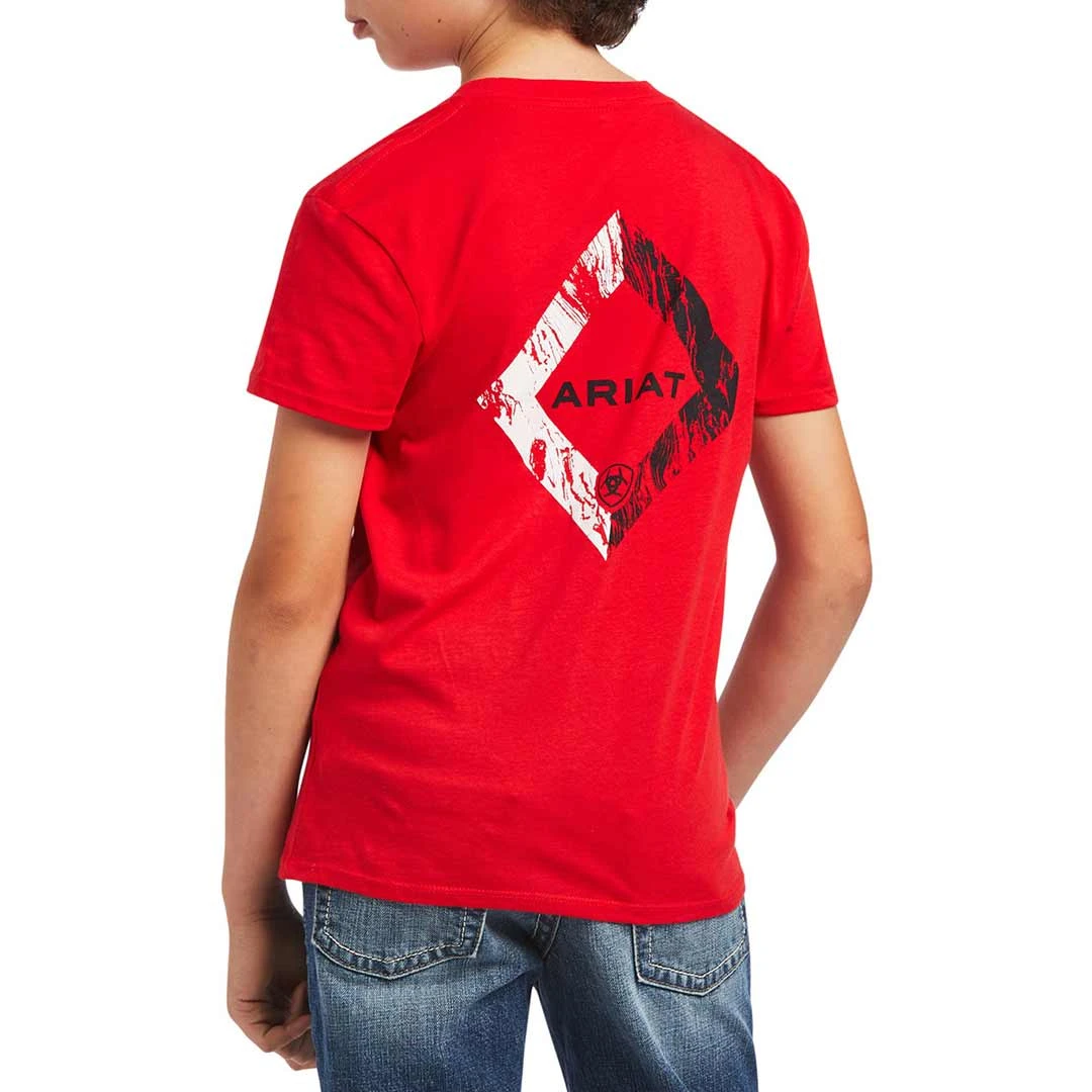 Ariat Boys' Diamond Wood Graphic T-Shirt 2 Ariat Boys' Diamond Wood Graphic T-Shirt - Image 2