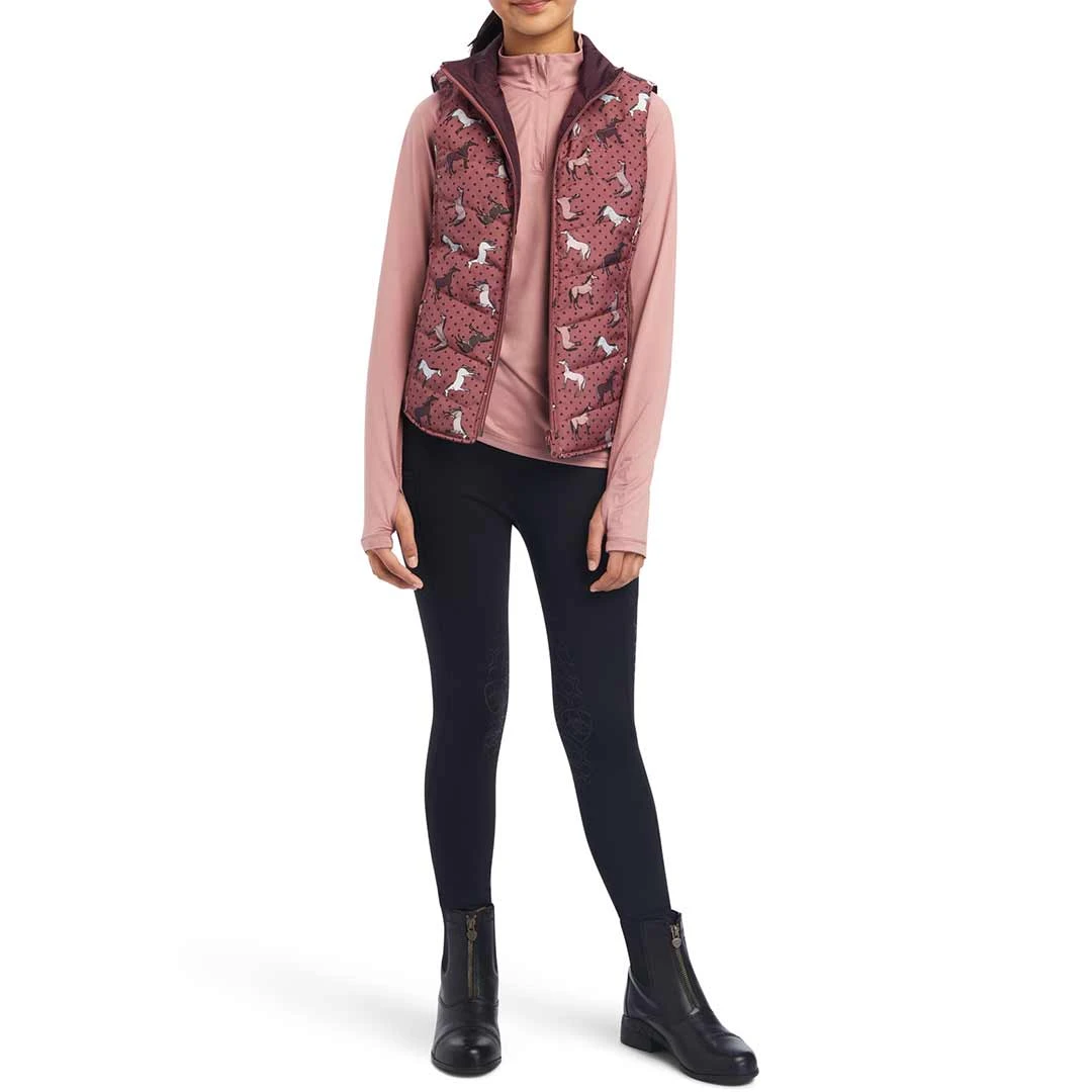 Ariat Girls' Bella Reversible Insulated Vest 5 Ariat Girls' Bella Reversible Insulated Vest - Image 5