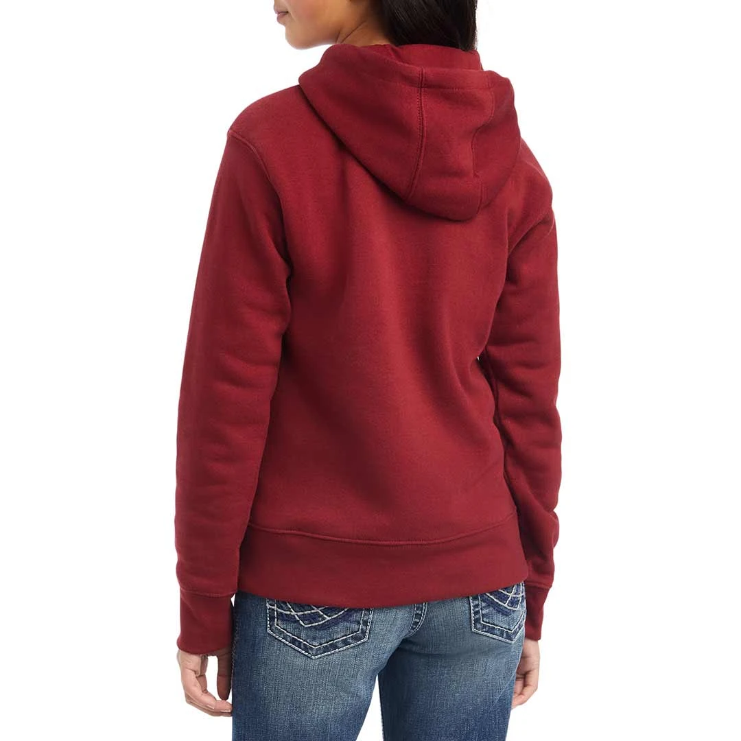 Ariat Girls' REAL Beartooth Hoodie 2 Ariat Girls' REAL Beartooth Hoodie - Image 2