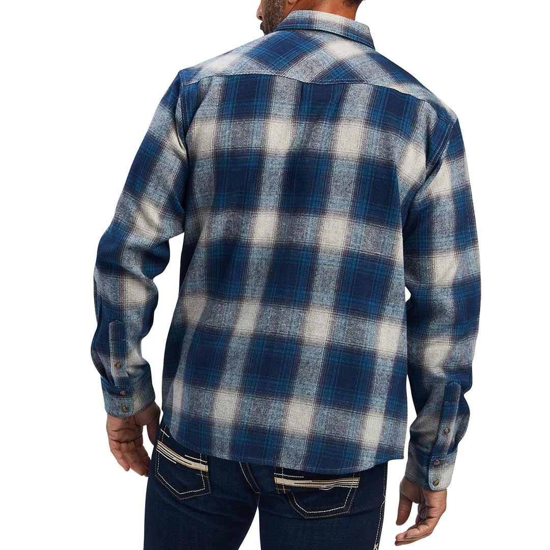 Ariat Men's Halston Retro Fit Plaid Snap Shirt 2 Ariat Men's Halston Retro Fit Plaid Snap Shirt - Image 2