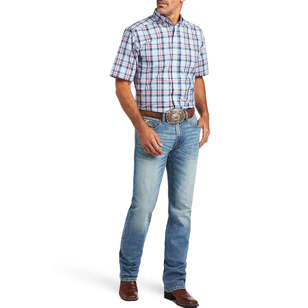 Ariat Men's Pro Series Fergus Short Sleeve Fitted Button-Down Shirt 4 Ariat Men's Pro Series Fergus Short Sleeve Fitted Button-Down Shirt - Image 4