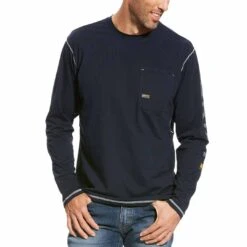 Ariat Men's Rebar Workman Logo Sleeve T-shirt