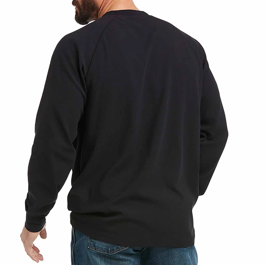 Ariat' Rebar Men's Thermal Work Henley T-Shirt 2 Ariat' Rebar Men's Thermal Work Henley T-Shirt - Image 2