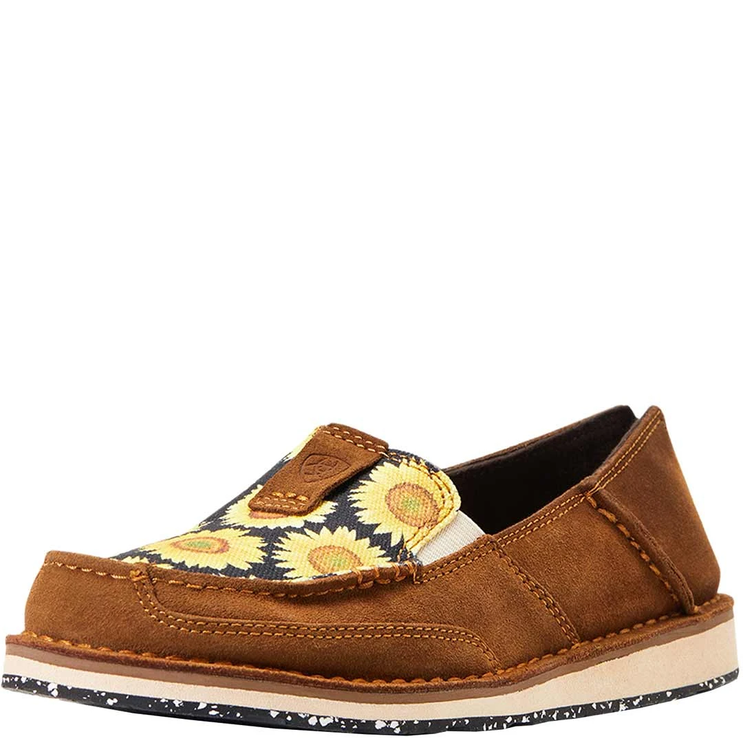 Ariat Women's Cruiser Sunflower Print Slip-On Shoes 1 Ariat Women's Cruiser Sunflower Print Slip-On Shoes