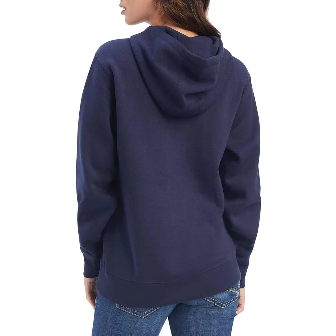 Ariat Women's REAL Shield Logo Hoodie 2 Ariat Women's REAL Shield Logo Hoodie - Image 2