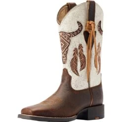 Ariat Women's Round Up Southwest StretchFit Cowgirl Boots