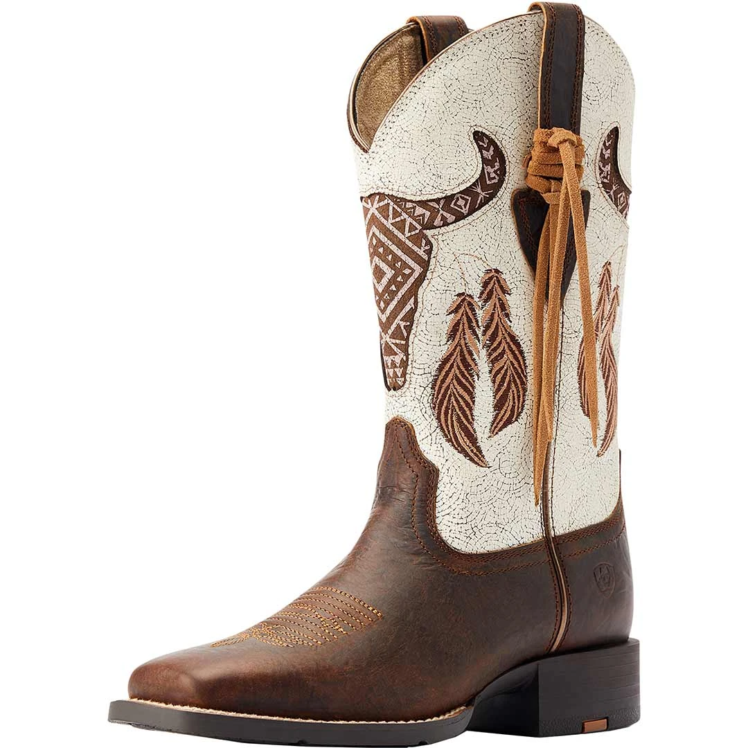 Ariat Women's Round Up Southwest StretchFit Cowgirl Boots 1 Ariat Women's Round Up Southwest StretchFit Cowgirl Boots