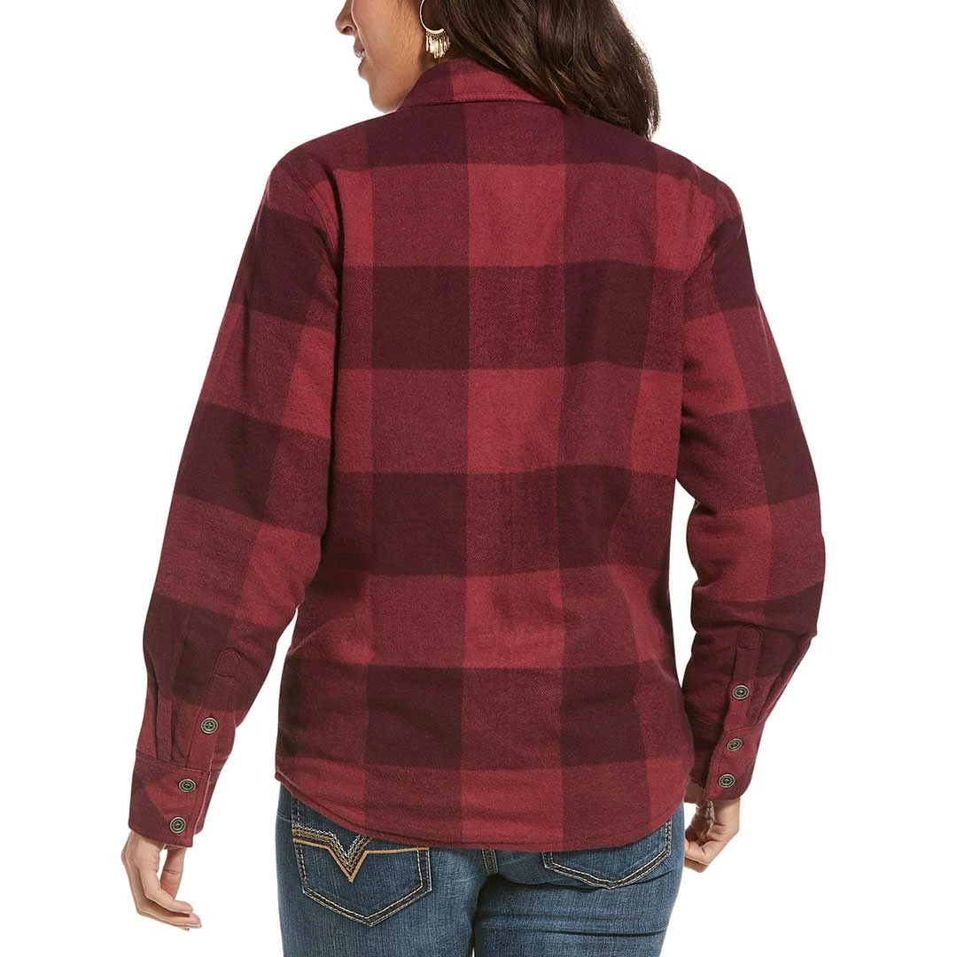 Ariat Women's Shacket Buffalo Plaid Shirt Jacket 2 Ariat Women's Shacket Buffalo Plaid Shirt Jacket - Image 2
