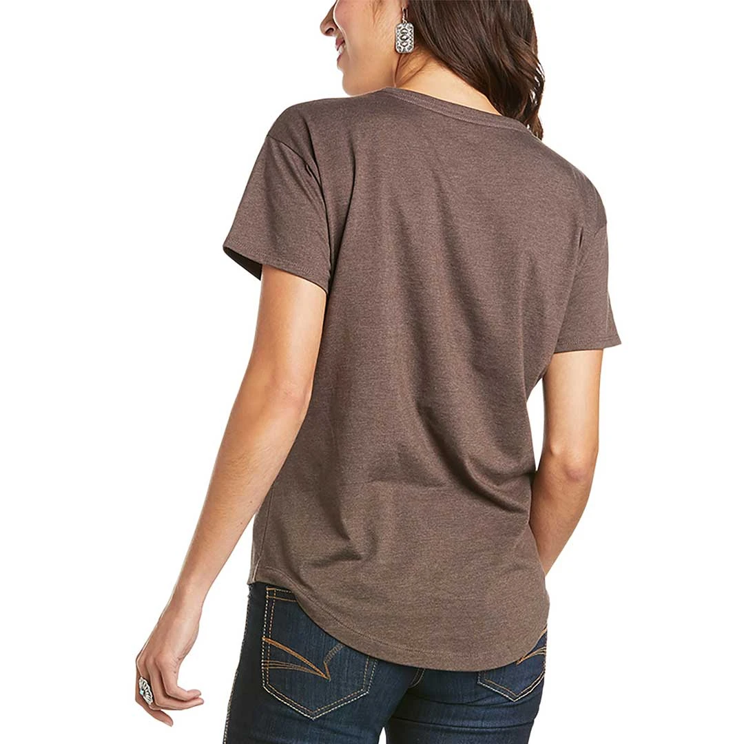 Ariat Women's Steer Daisies Graphic Tee 2 Ariat Women's Steer Daisies Graphic Tee - Image 2