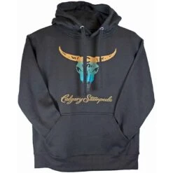 Calgary Stampede Unisex Ombre Steer Skull Logo Hoodie
