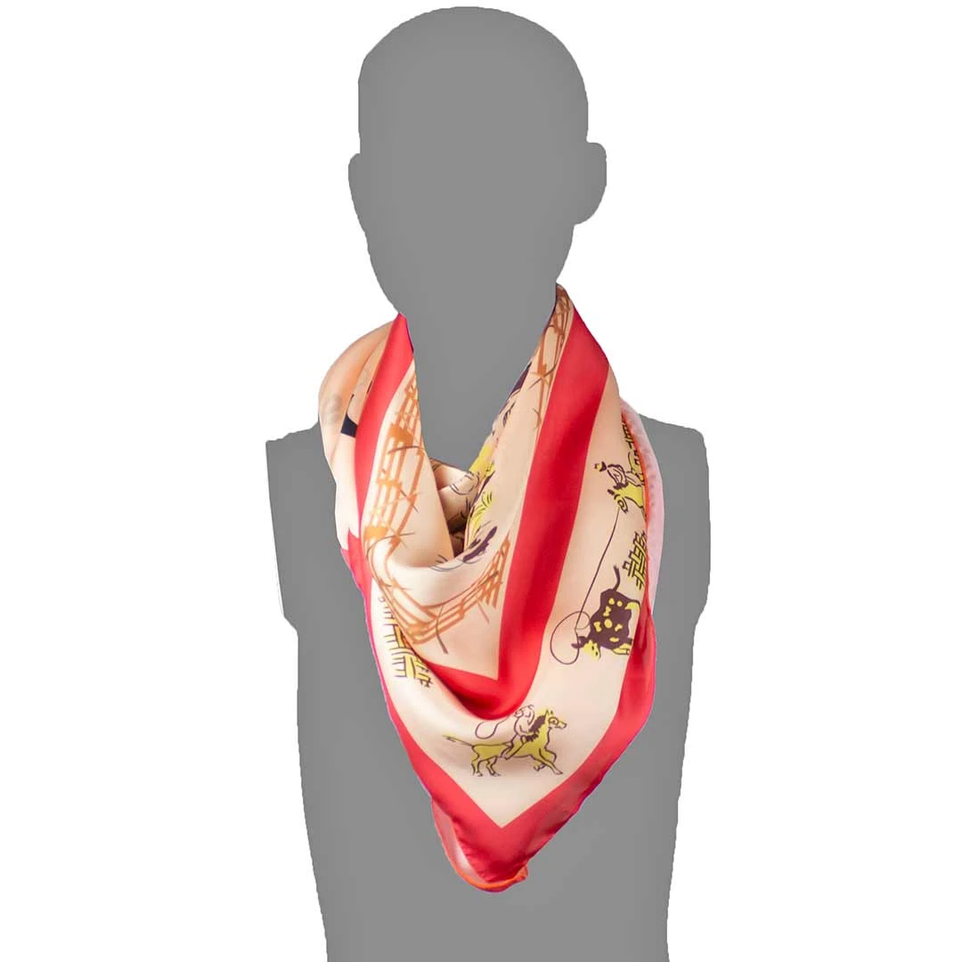 Calgary Stampede Women's Retro Cowgirl Wild Rag 1 Calgary Stampede Women's Retro Cowgirl Wild Rag