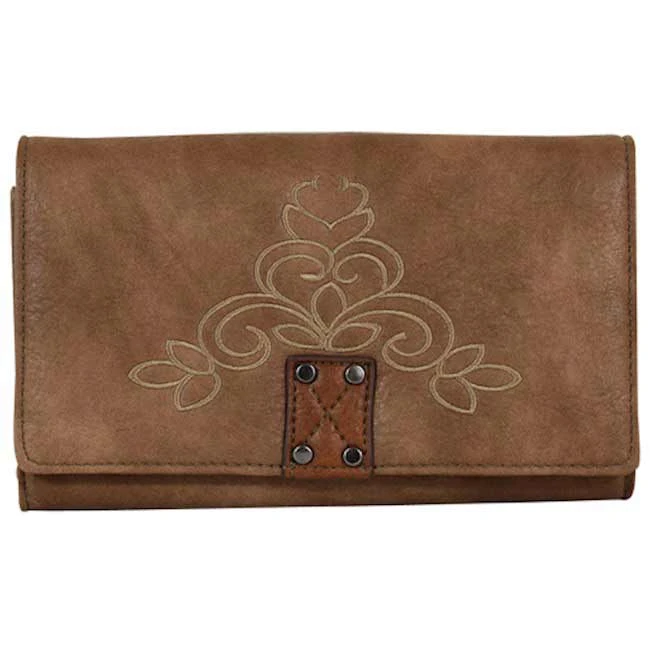 Catchfly Women's Embroidered Wallet 1 Catchfly Women's Embroidered Wallet