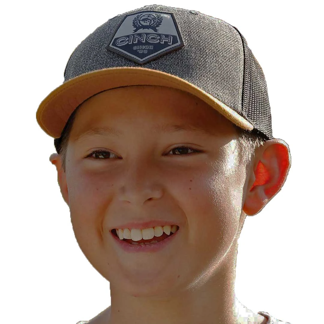 Cinch Boys' Logo Patch Snap Back Cap 1 Cinch Boys' Logo Patch Snap Back Cap