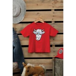 Cinch Boys' Sunglasses Bull Graphic T-shirt